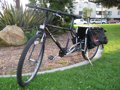 A LongTail'd FreeRadical'd XtraCycle mountain bike available now at Flying Pigeon LA.
