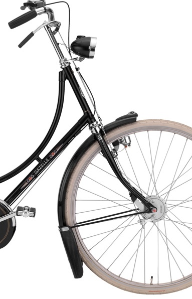 The Toer Populair T3 comes with finely machined metal rod-brake style levers.