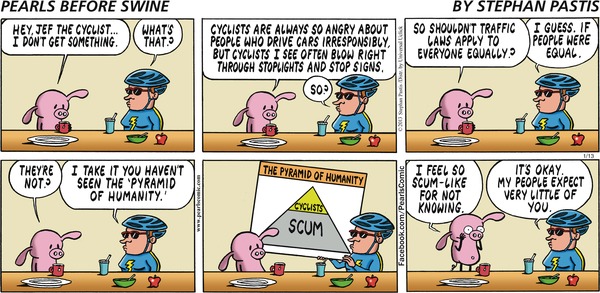 Pearls Before Swine by Stephan Pastis on January 13, 2013